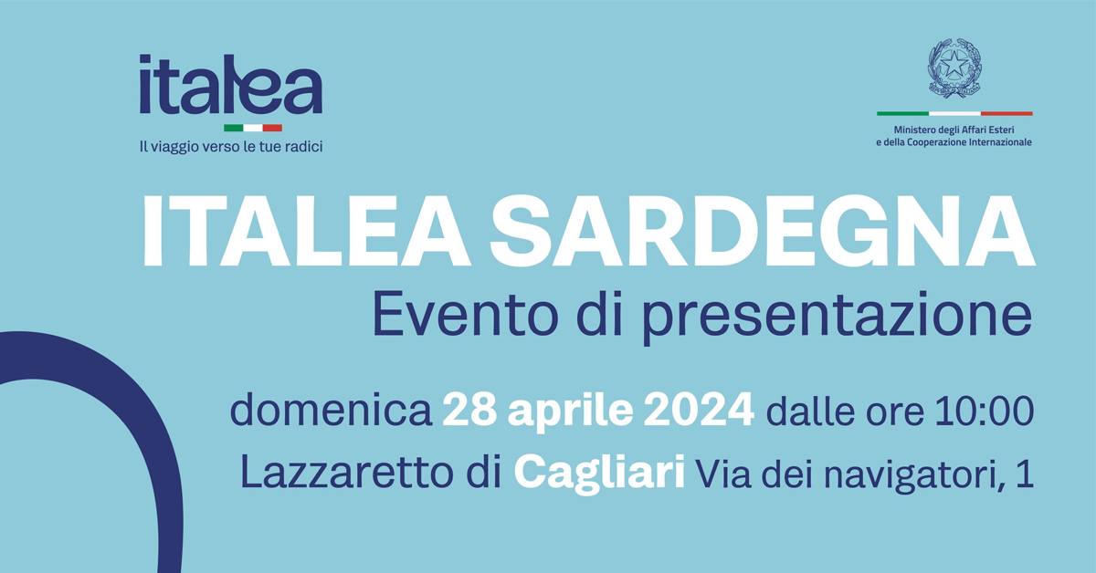 Al Lazzaretto di Cagliari la presentazione ufficiale del progetto “ITALEA Sardegna”