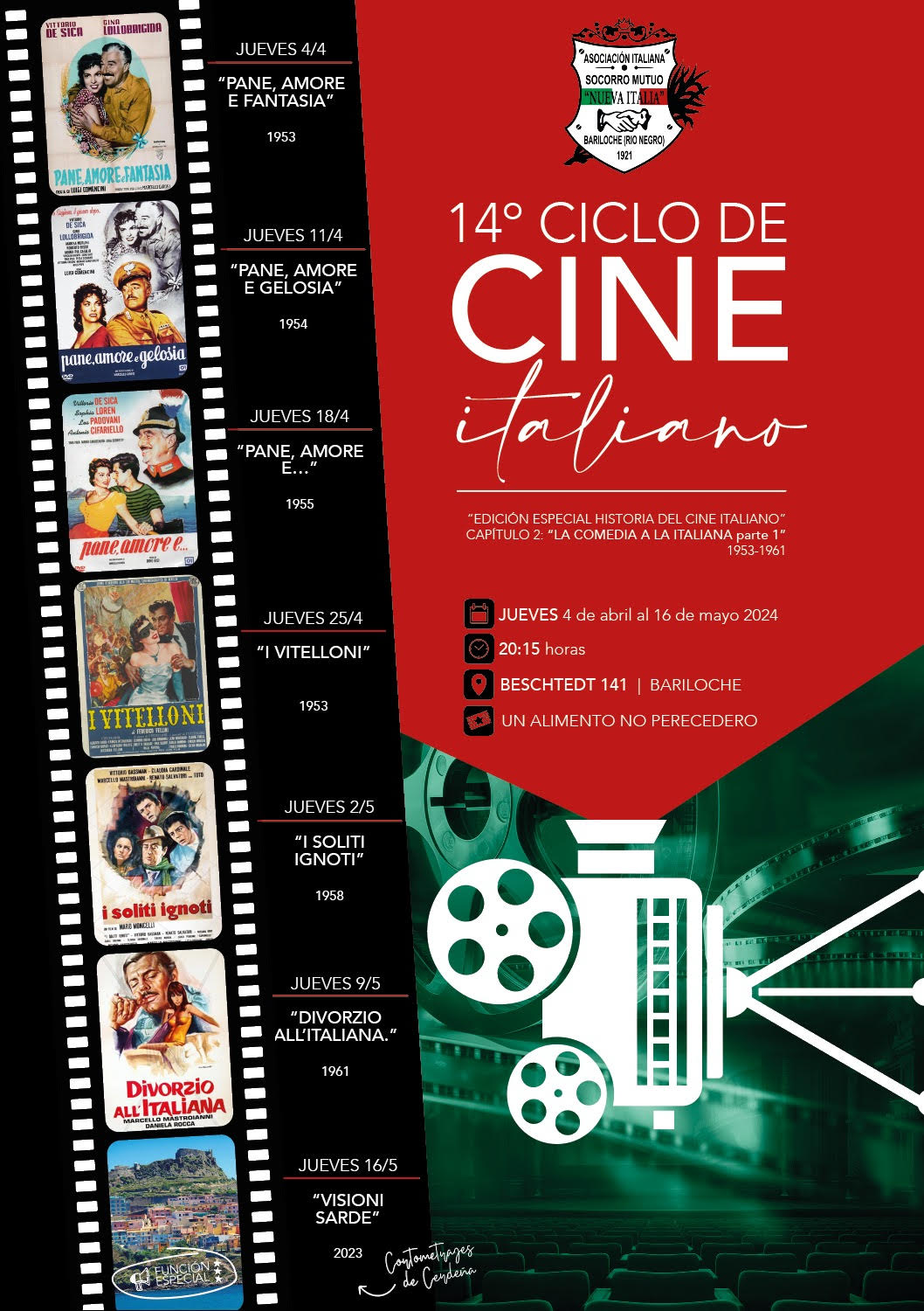 VISIONI SARDE IN PATAGONIA – ‘CORTOMETRAJES DE CERDEÑA’ A BARILOCHE IL 16 MAGGIO