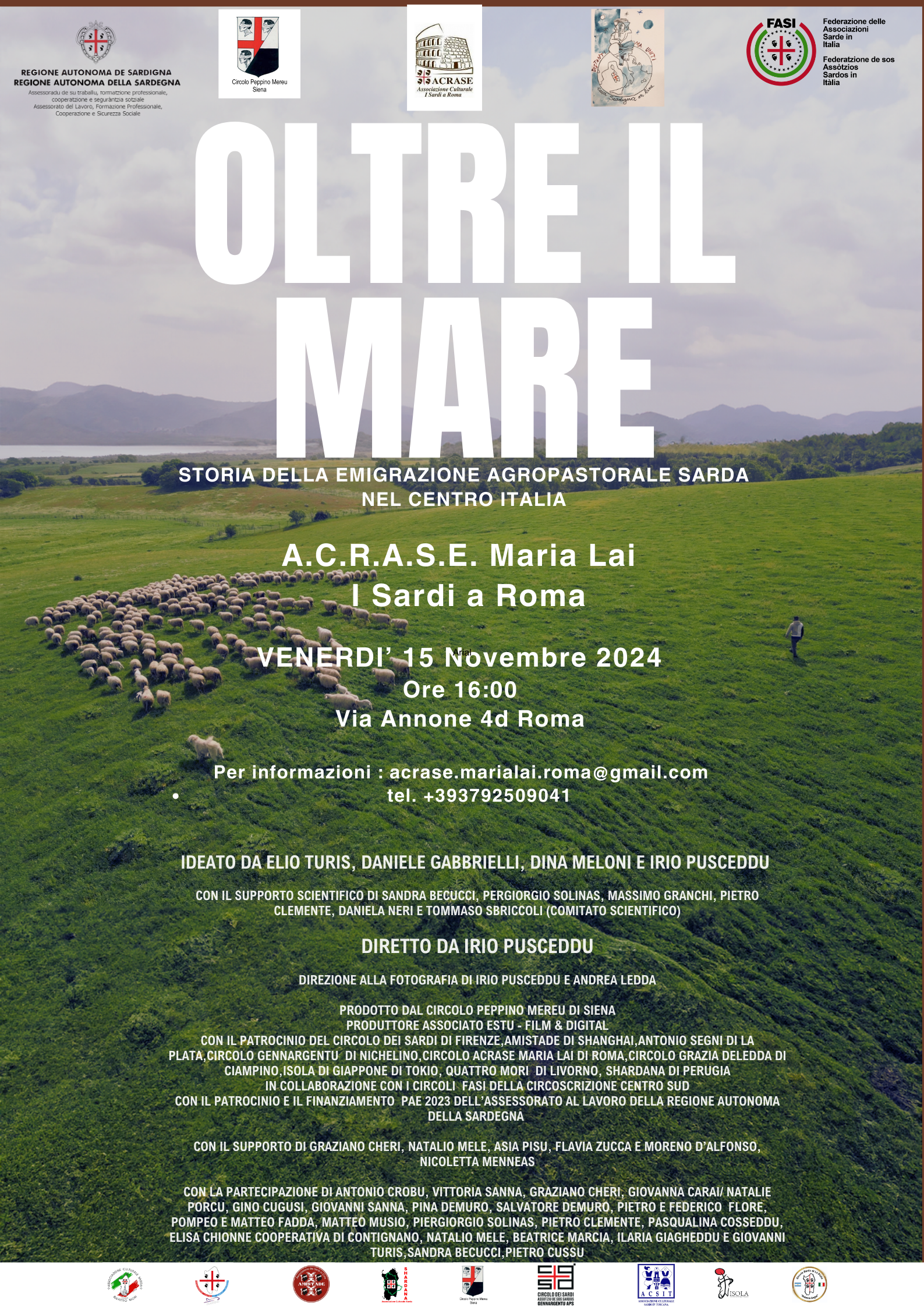 Docufilm “Oltre il mare” di Irio Pusceddu