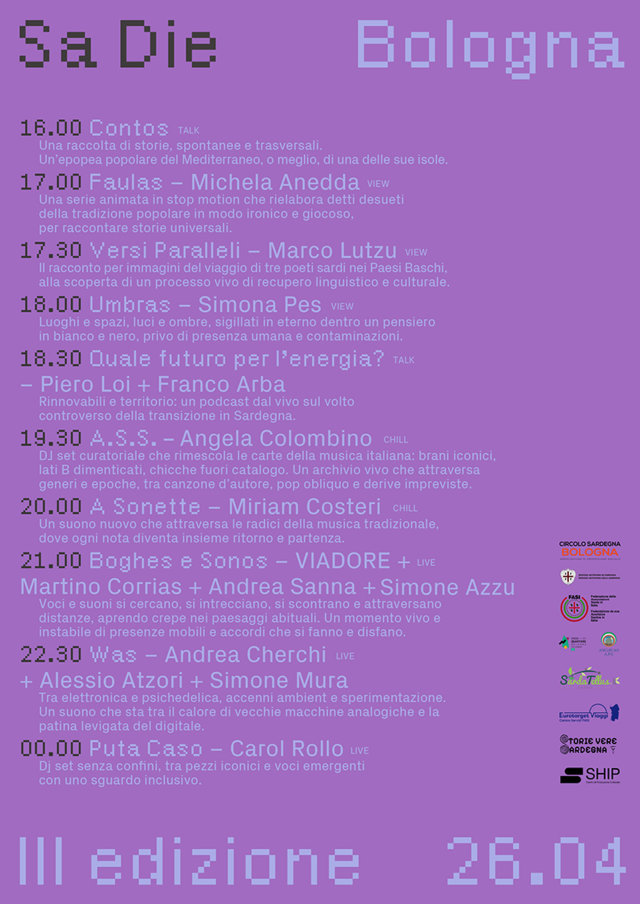 Sa Die | III Edizione | Bologna 26.4.25