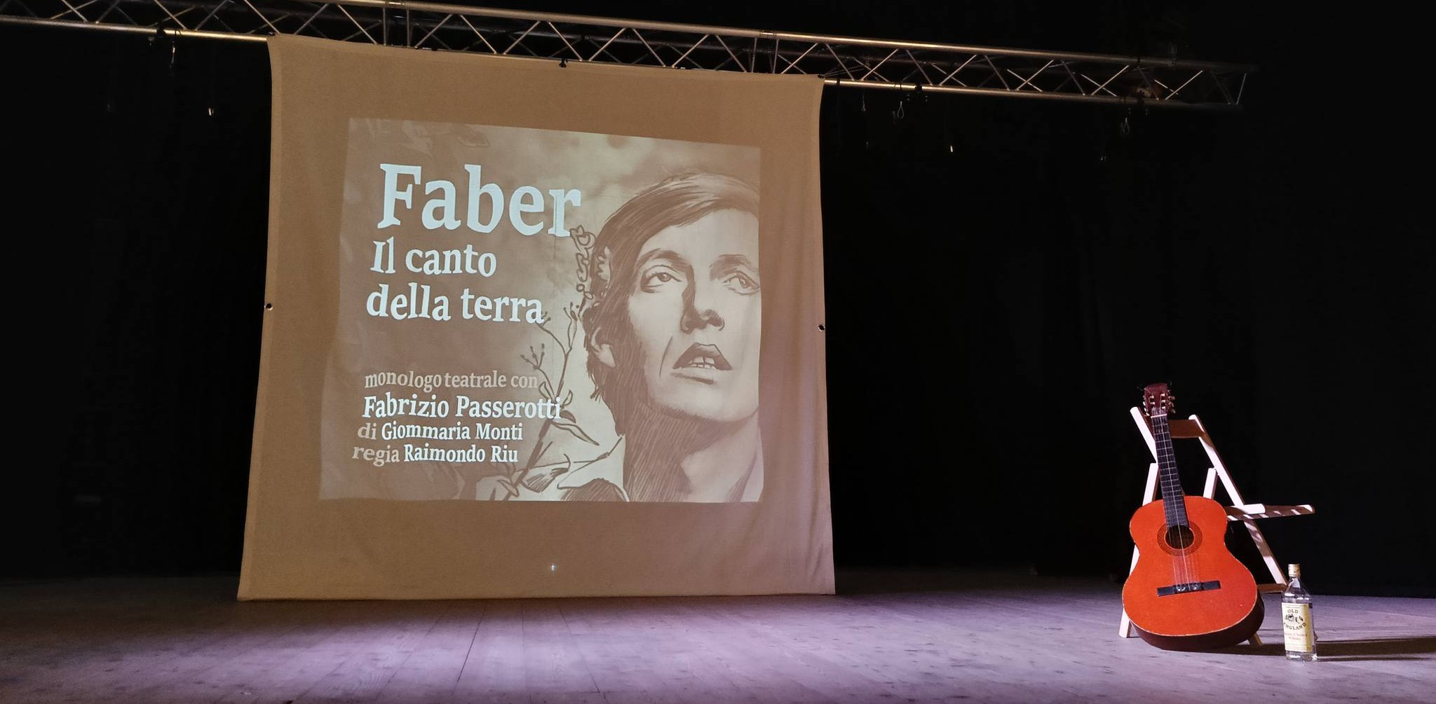 Svizzera: “Faber, il canto della terra” monologo teatrale a Gorduno