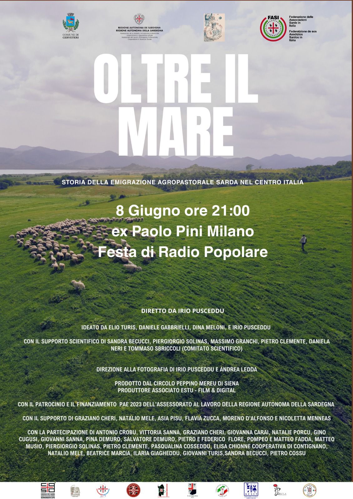 “Oltre il Mare”, il documentario di Irio Pusceddu in proiezione a Milano l’8 giugno alla festa di Radio Popolare