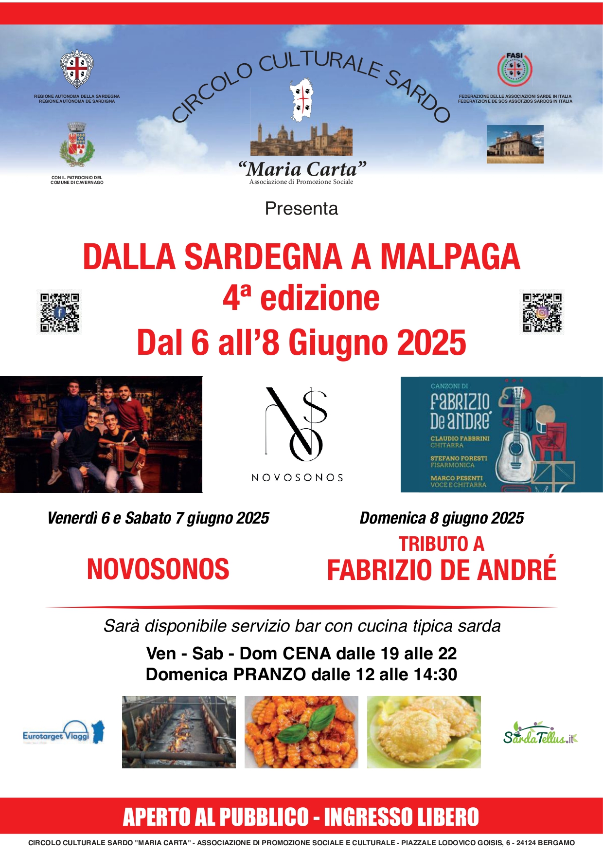 “dalla Sardegna a Malpaga” 4^ edizione