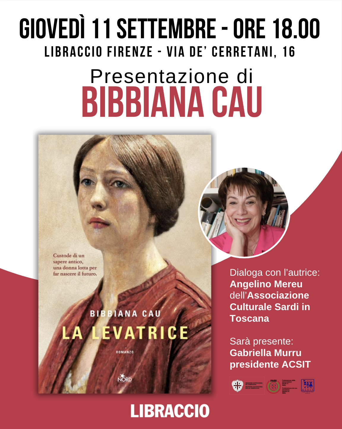 A Firenze la presentazione del libro “La levatrice” di Bibbiana Cau