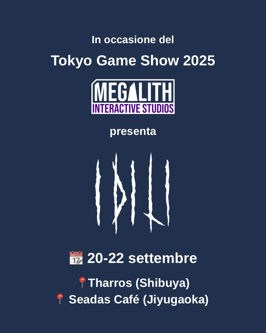 Associazione ISOLA amici Sardegna Giappone e Megalith Interactive Studios presentano IDILI – Un viaggio unico tra cultura, videogiochi e sapori sardi!