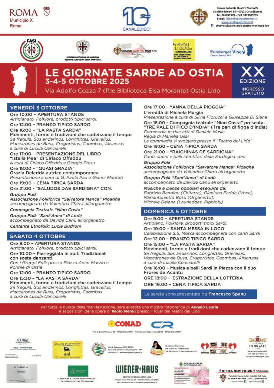 GIORNATE SARDE AD OSTIA