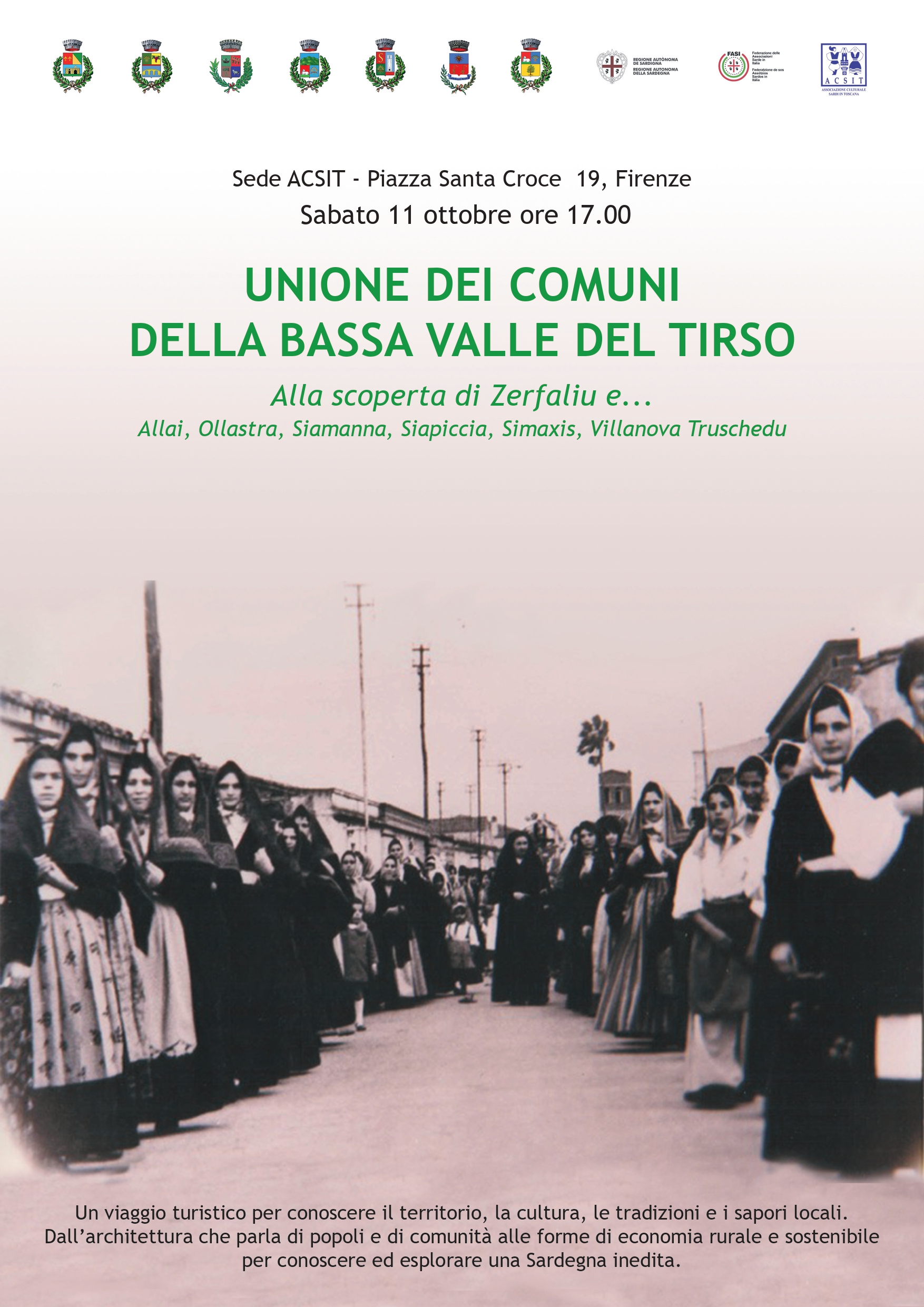 A Firenze incontro su Zerfaliu e la Valle del Tirso