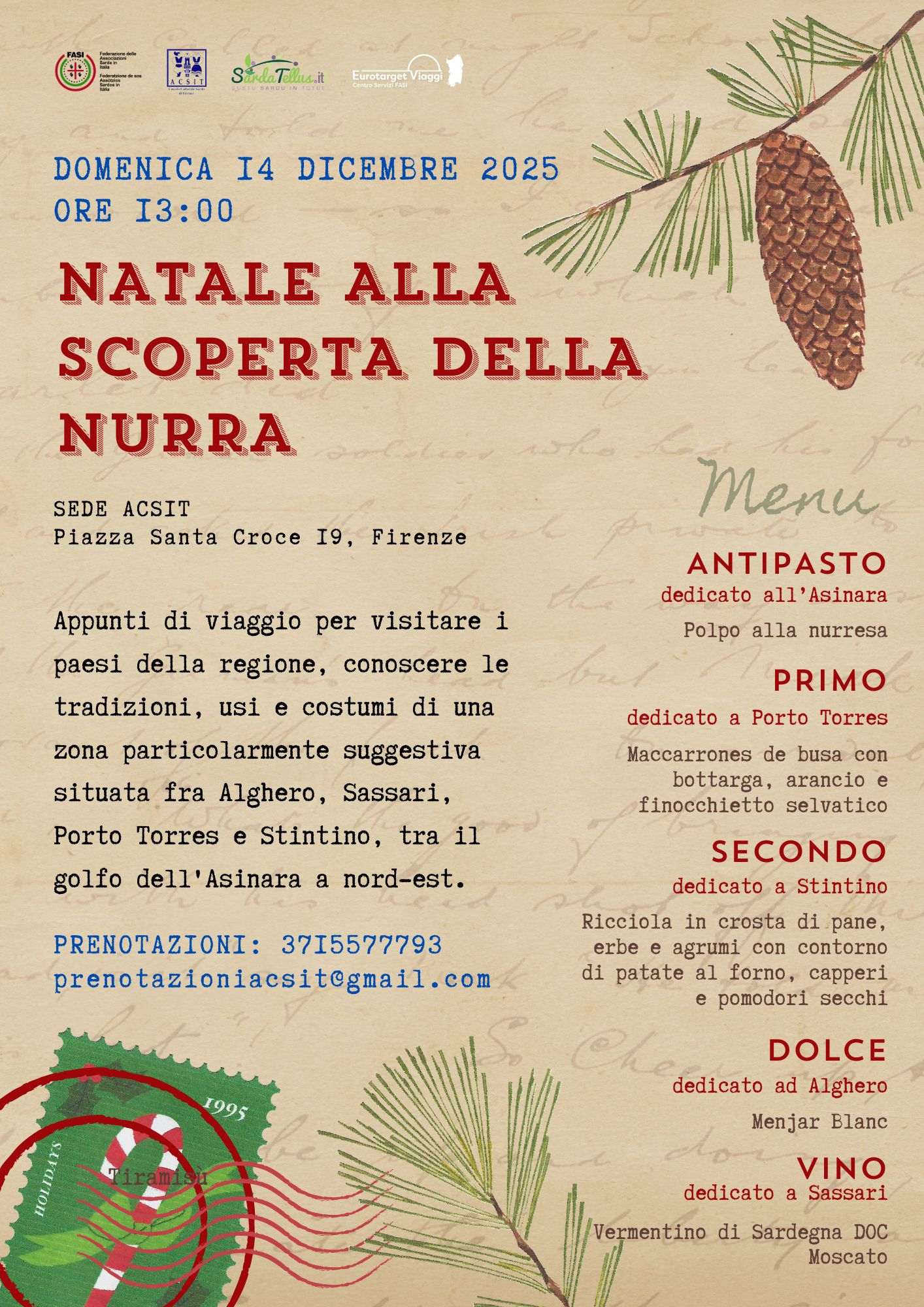 Da Firenze alla Sardegna: appunti di viaggio per… la Nurra