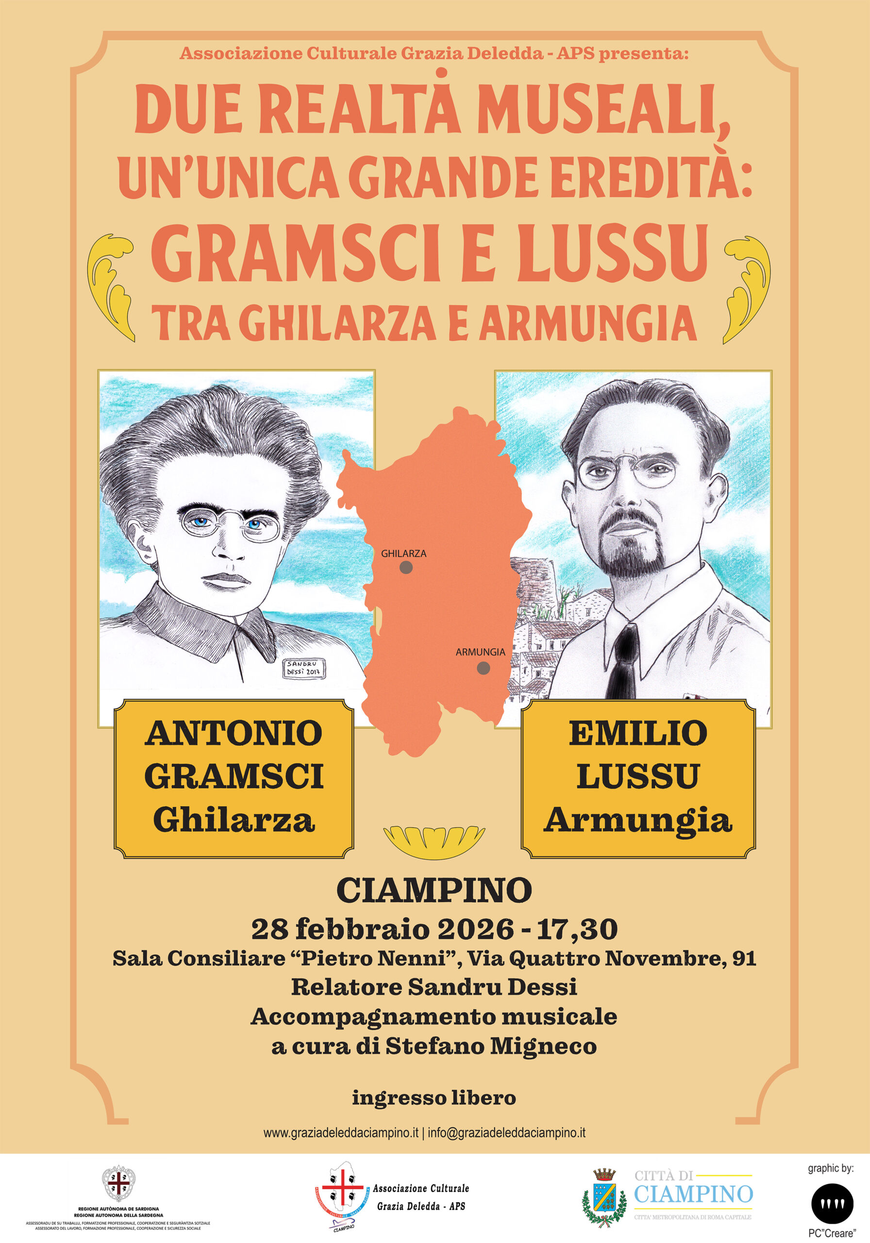Due realtà museali, un’unica grande eredità: Gramsci e Lussu, tra Ghilarza e Armungia