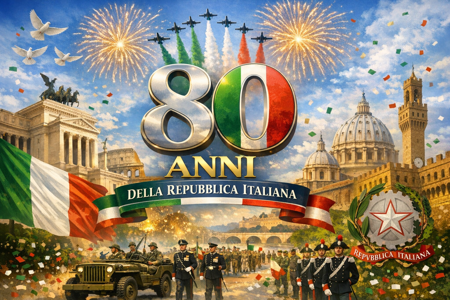 Svizzera: Caffè Politico a Lucerna “80 anni Repubblica Italiana”